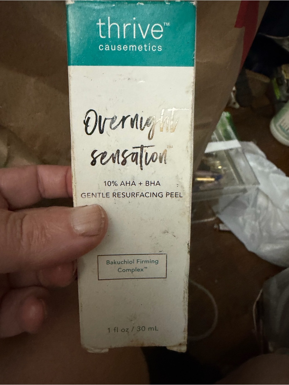 thrive causemetics Overnight Sensation Gentle Resurfacing Peel